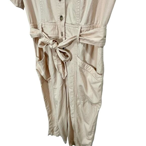 Madewell Top-Stitched Coverall Jumpsuit in Bashful Blush Pink Size 4 - Picture 12 of 15